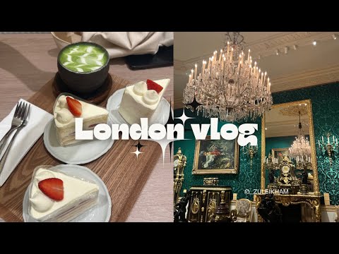 London vlog: Wallace Collection, Code 8 lipstick making class, trying Jollibee & WA Cafe✨