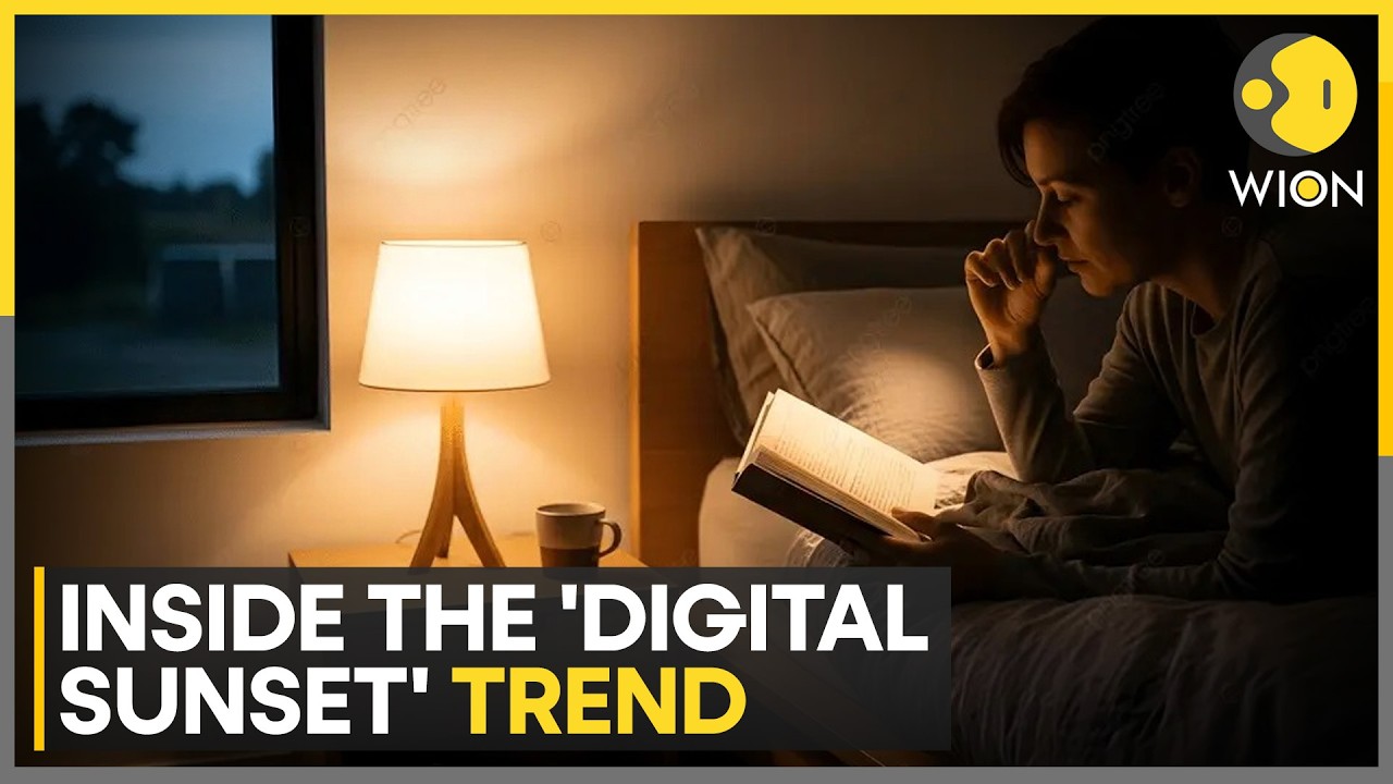 'Digital Sunset' Can Help Reduce Night-Time Stress & Anxiety | WION