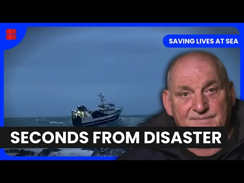 Peterhead Lifeboat Saves Fishing Boat From Rocks | Saving Lives at Sea | Documentary