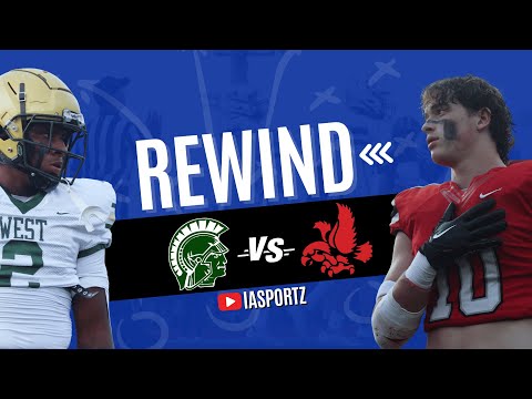 Iowa City High Football Brings the Boot Home Again! - IArewind Iowa City High vs Iowa City West