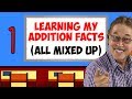 Learning My Addition Facts (All Mixed Up) | Addition Facts for 1 | Jack Hartmann
