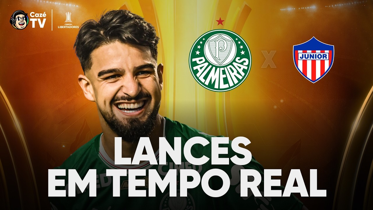 PALMEIRAS X JUNIOR DE BARRANQUILLA: LIBERTADORES | LANCES EM TEMPO REAL | NOCHE DE COPA