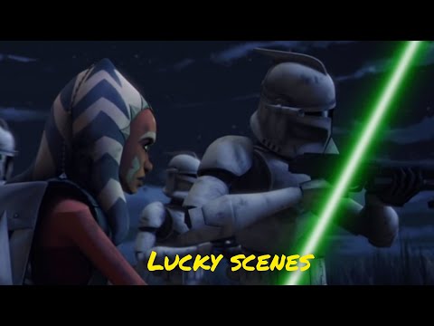 All clone trooper Lucky scenes - The Clone Wars