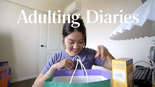 Adulting Diaries | Korea haul 🛍, putting up the Christmas tree 🎄 and lots of house chores 🧹🧽