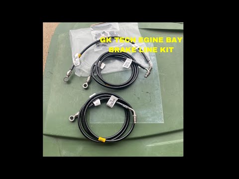 GK TECH ENGINE BAY BRAKE LINE KIT FOR 240SX INSTALL