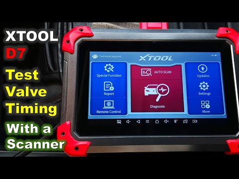 How to Test Variable Timing Control with a Scanner: XTOOL D7 / Test Variable Valve Timing