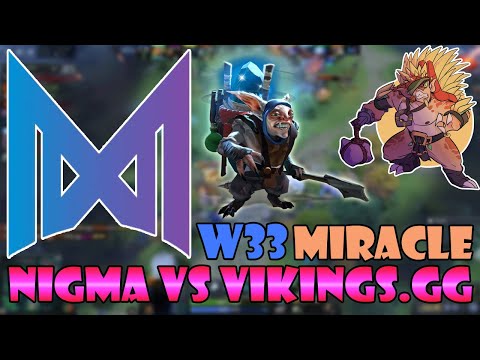 NIGMA vs VIKING.GG — W33 Meepo And Miracle BB —  ESL Los Angeles 2020 DOTA 2