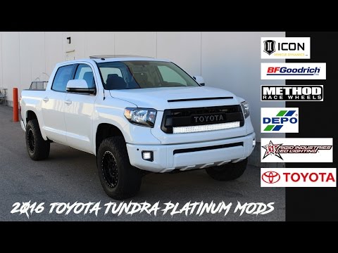 2016 Toyota Tundra Mods, TRD PRO Platinum.