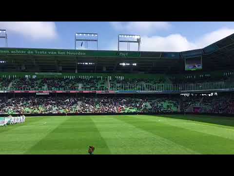 Rondje Noordleasestadion voor FC Groningen - Roda JC