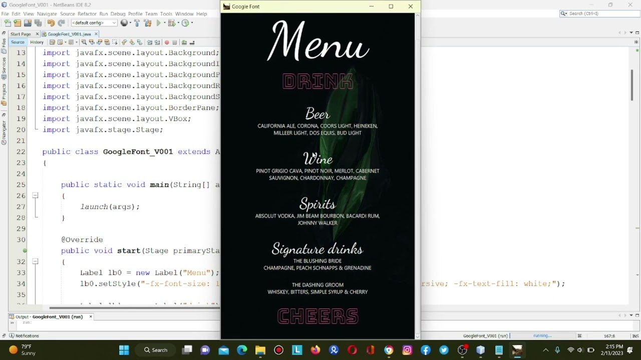 Google Fonts in JavaFX
