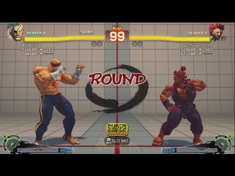 Yu★ (Gouki) vs AOI (Sagat) - AE 2012 Matches *1080p*