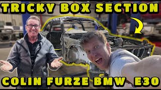 Repairing the inner wing on Colin Furze BMW E30