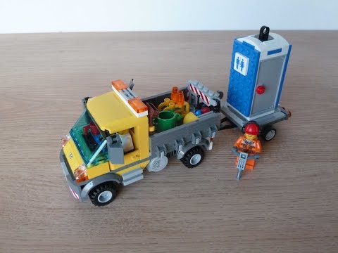 Vidéo LEGO City 60073 : Le camion grue