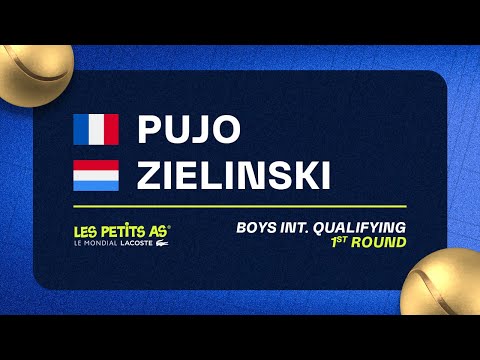 Les Petits As 2023 | Boys International Qualifications 1R | Octave Pujo vs. Olaf Zielinski
