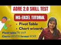 Pivot Table And Chart Wizards Ms Excel Tutorial Adre 2 0 Skill Test Prep By Prarthana