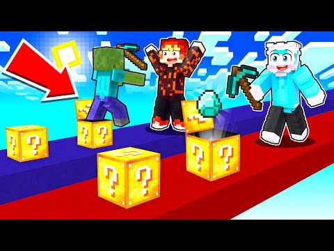 EXTREME MINECRAFT LUCKY BLOCK RACE!!
