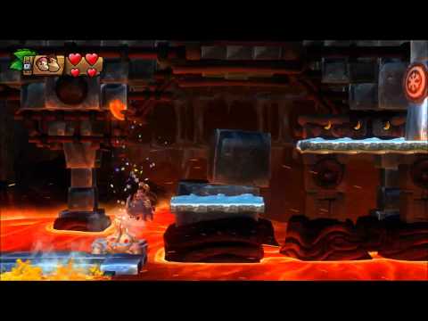 Donkey Kong Country: Tropical Freeze - 100% Walkthrough - 6-8 Meltdown Mahyem (Puzzle and KONG)