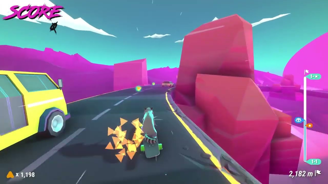 Tanuki Sunset: Embark on a Chill Skateboarding Adventure