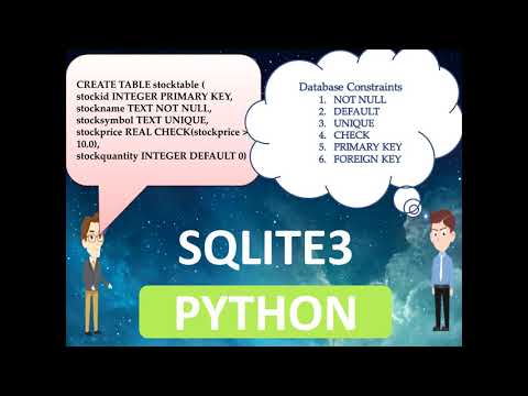 Python Sqlite Database Implement Constraints Primarykey Unique Not Null Check Default Part5
