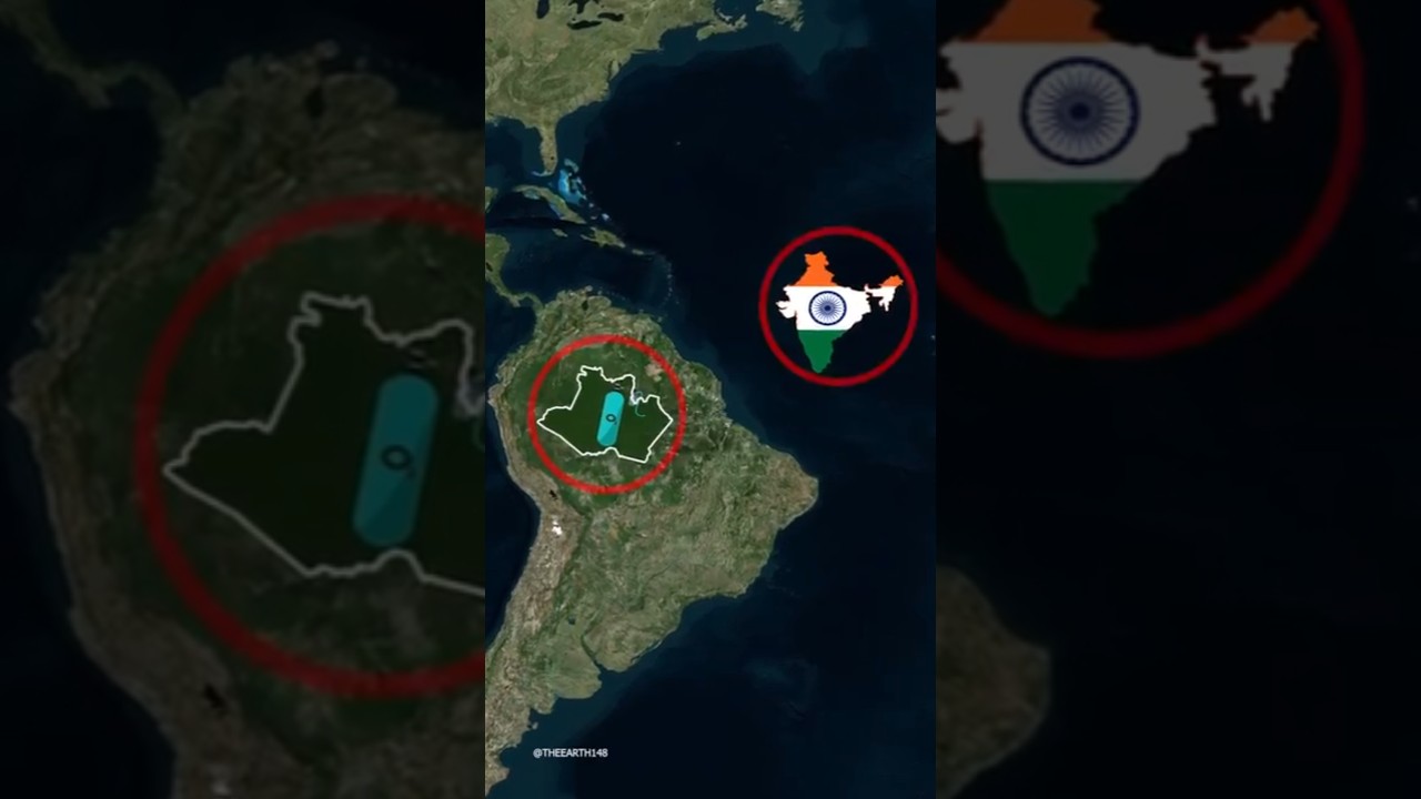 The Amazon Rainforest: Earth's Vital Lungs (Map Animation) 🌏