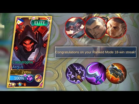 ARGUS BEST BUILD TO COUNTER THESE 3 META FIGHTERS | TOP GLOBAL ARGUS | MOBILE LEGENDS