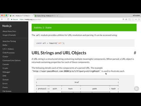 NodeJS: Parsing URLs and Query String