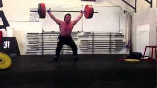 preview picture of video 'St Kilda Donny Shankle 145kg snatch'