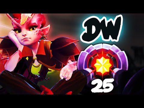 FIRST LEVEL 25 DARK WILLOW DIVINE RANK - Dota 2 EPIC Gameplay Compilation