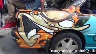 Car Painting & Train Benching - GRAFFITI