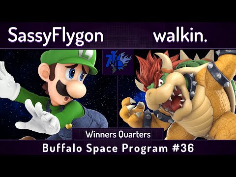 BSSP # 36 | SassyFlygon (Luigi) vs walkin. (Bowser) | Winners Quarters | SSBU Ultimate Tournament