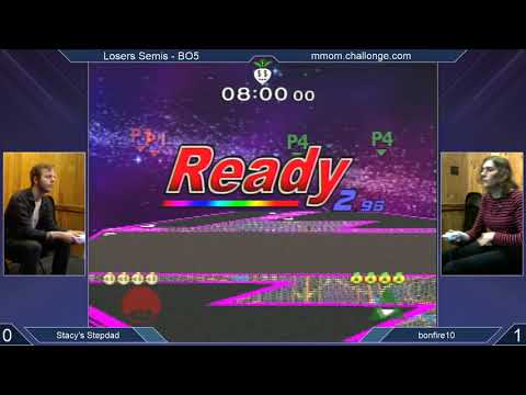 MMOM177 SSBM - Stacy's Stepdad (Peach) vs. bonfire10 (Sheik) - Melee LSF