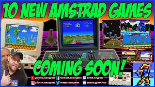 [AMSTRAD CPC] 🕹️ 10 New Awesome Amstrad Games... Coming Soon! 😲👍