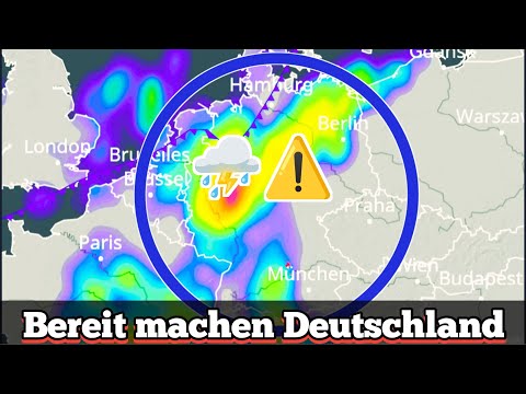 Bereit machen! Eine starke Kaltfront nähert sich Deutschland