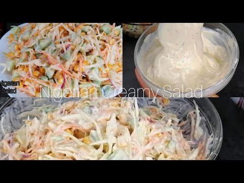 Nigerian Salad! How to Make Nigerian Creamy Salad, Quick, Simple and Delicious 😋