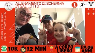 Allenamento in SALotto Nr. 1 - Scherma Club Vigevano