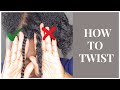 How To Twist Natural Hair Detailed For Beginners ItsAbeeyola