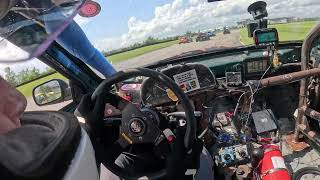 DumpsteFire Motorsports 97 Impreza 24 Hours of Lemons at Autobahn 2026 - Wet Track dries up near end