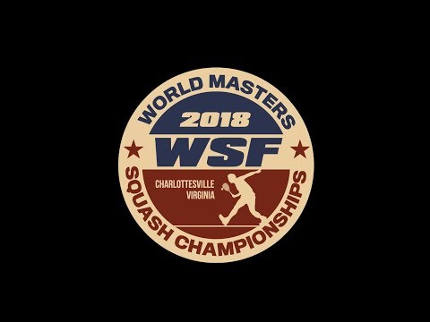 2018 WSF World Masters Squash Championships - Day 3 - Tuesday 7/31