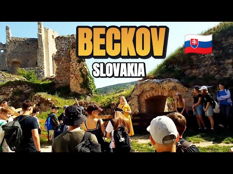 Slovakia 2025 | Beckov Castle & Restaurant Salaš Beckov 🇸🇰 (English Video)