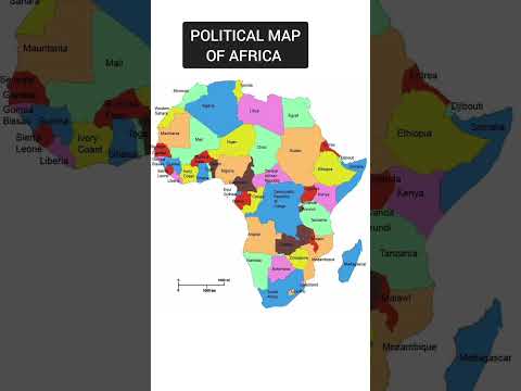 political map of Africa