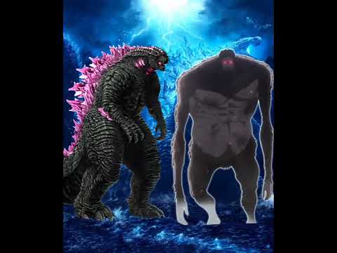 Evolved Godzilla vs Attack on Titan#godzilla#aot#monsterverse#titan