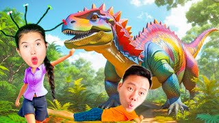 Tổng hợp Changcady khám phá thế giới khủng long phần 2, chạm chán khủng long bạo chúa