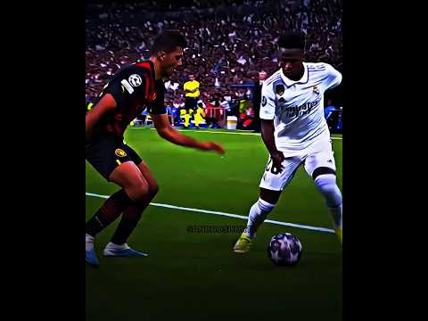 Vini jr colocou Rodri no bolso☠️ #vinicius #realmadrid #edit #futebol #shorts