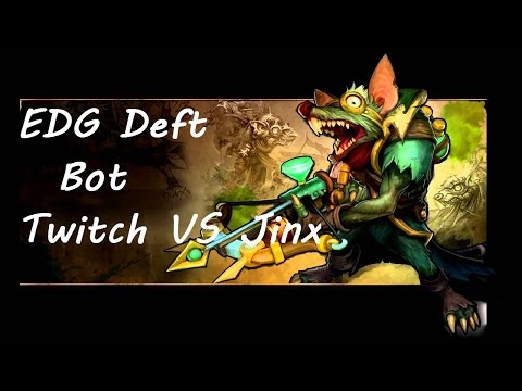 EDG Deft   Twitch vs Jinx KDA 12\4\10