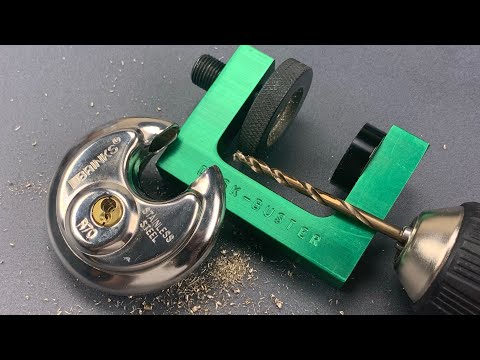 YouTube video about: How to drill out a circle lock?