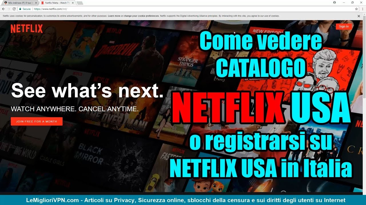 Netflix USA Italia