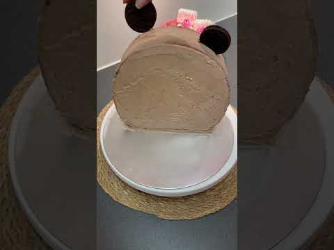 Cute bear cake for friend’s baby shower #cake #baking #recipe #cutecake