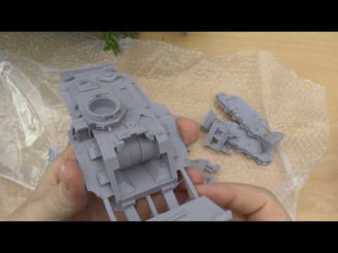 Space Marine Legion - Deimos Vindicator Laser Destroyer - Unboxing & Review (HH & WH40K)