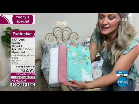 South Street Loft 4piece Microfiber Sheet Set