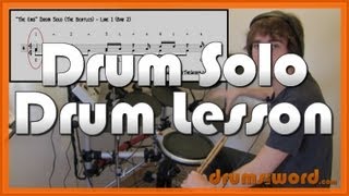 ★ The End (The Beatles) ★ Drum Lesson | How To Play Drum Solo (Ringo Starr)